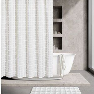 Oscar Oliver Cameron Shower Curtain, 72" X 72" - White